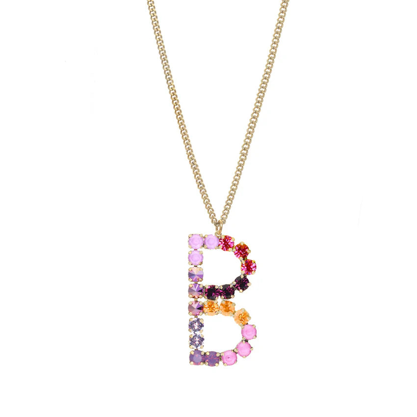 TOVA Monogram Pendant in Colors