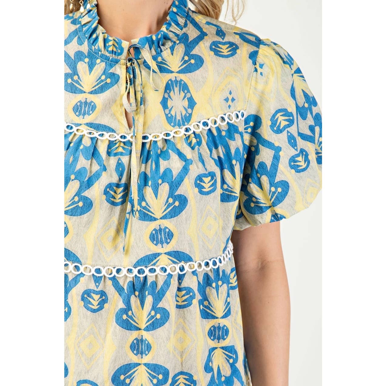 A Simple Tie Mini Dress