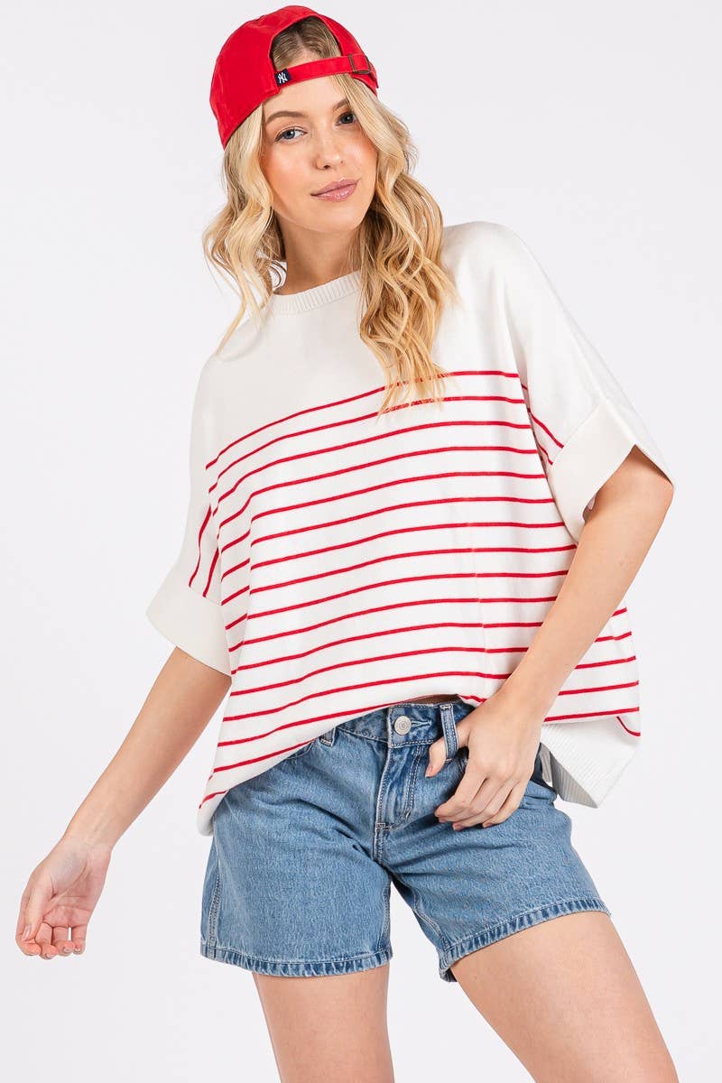 Take me to Tut Stripe Sweater