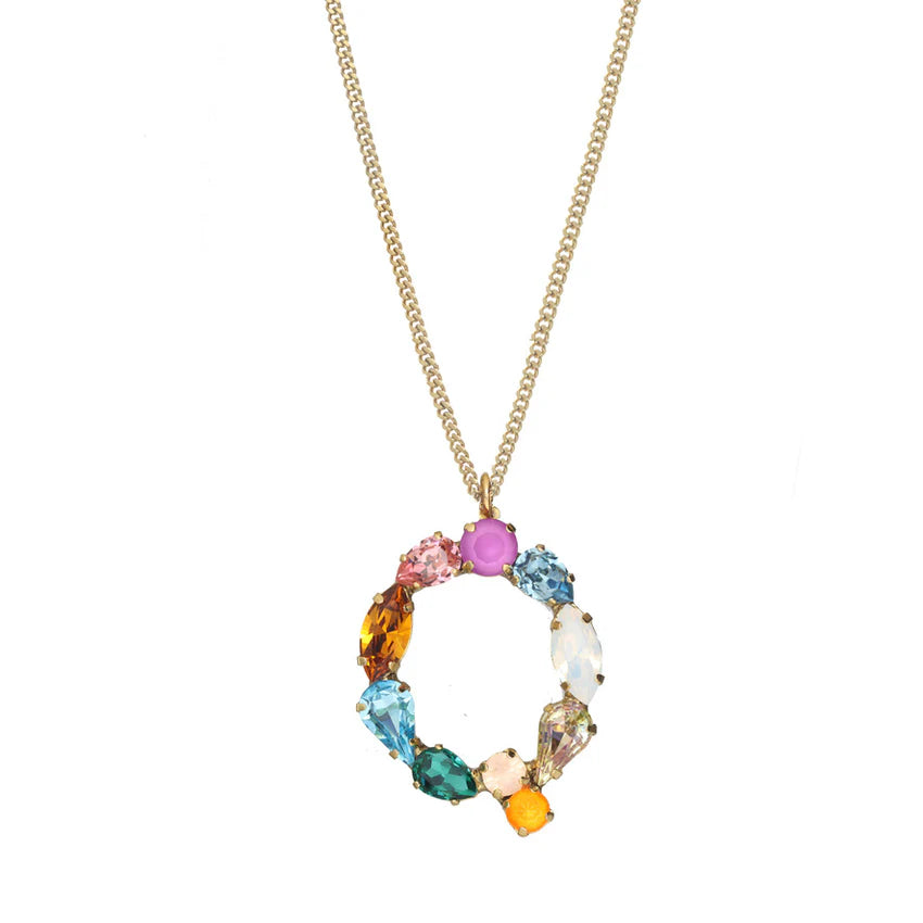 TOVA Monogram Pendant in Colors