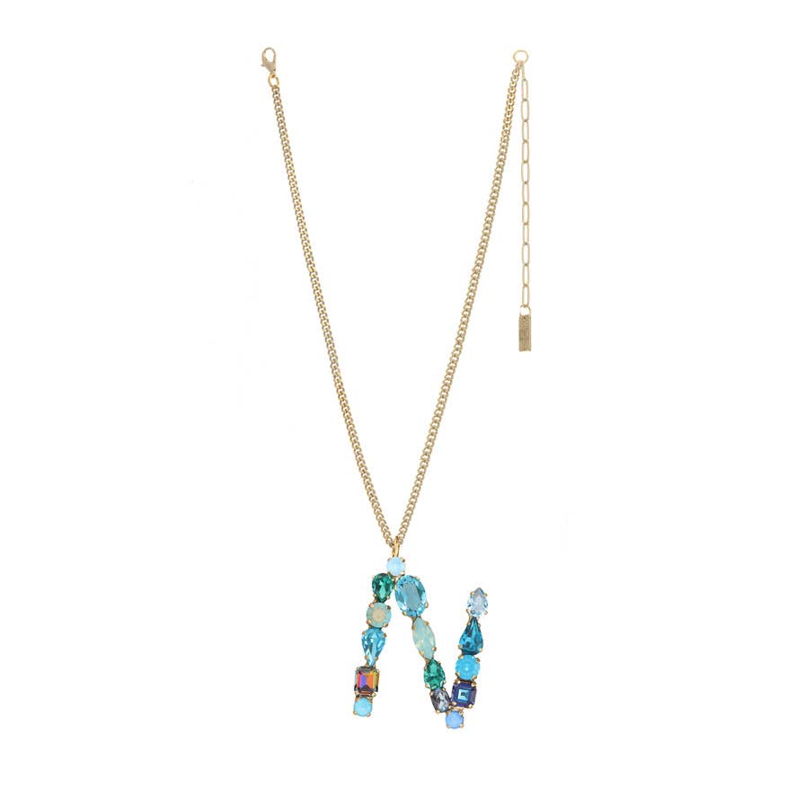 TOVA Monograms in Neon Necklace