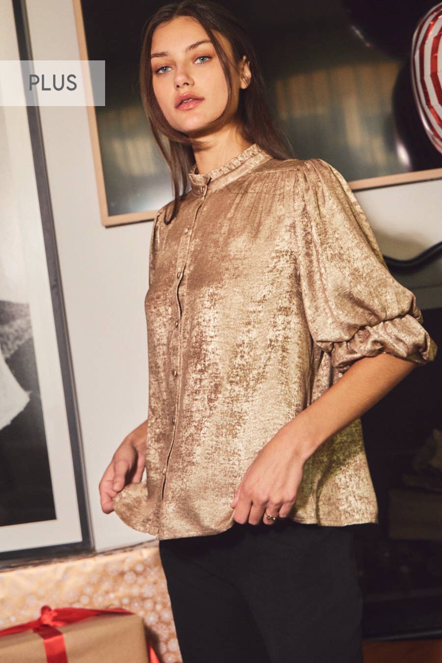 You Make the Whole Place Shimmer Top