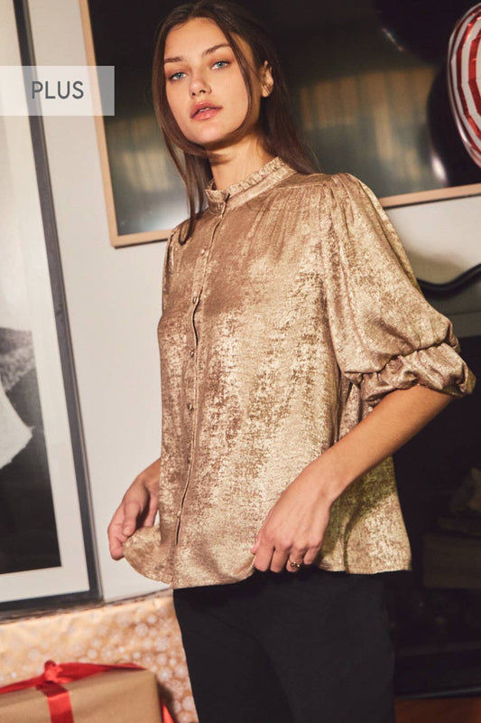 You Make the Whole Place Shimmer Top