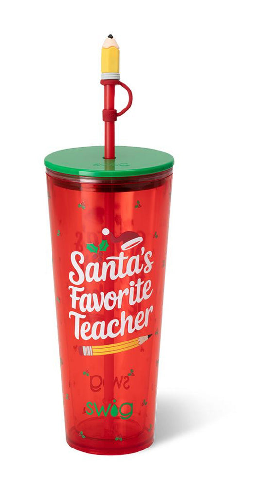 Swig Santas Favorite Teacher 24oz
