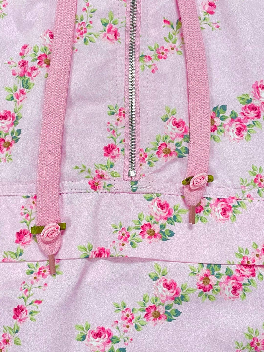 Floral Printed Windbreaker