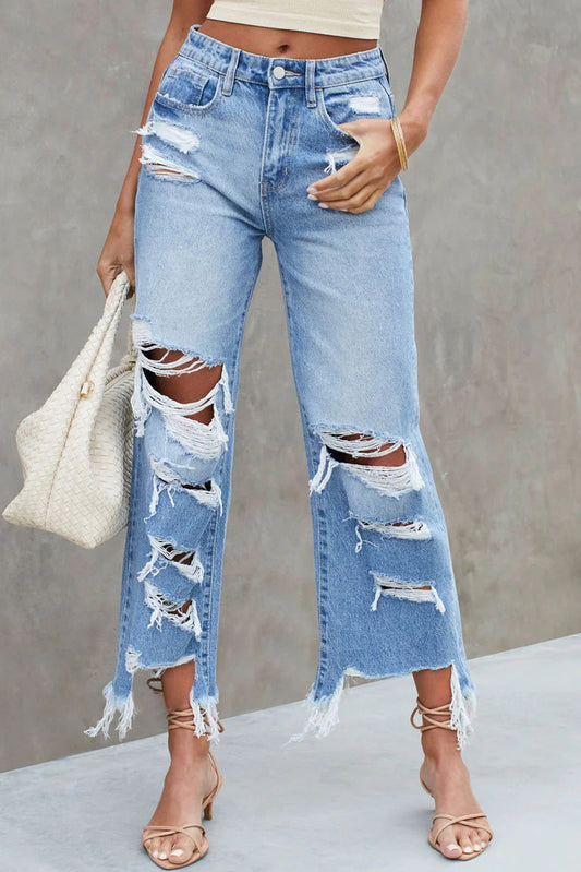Rock the Streets Distressed Denim Jeans