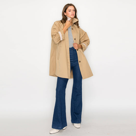 Oversized French Trench Coat