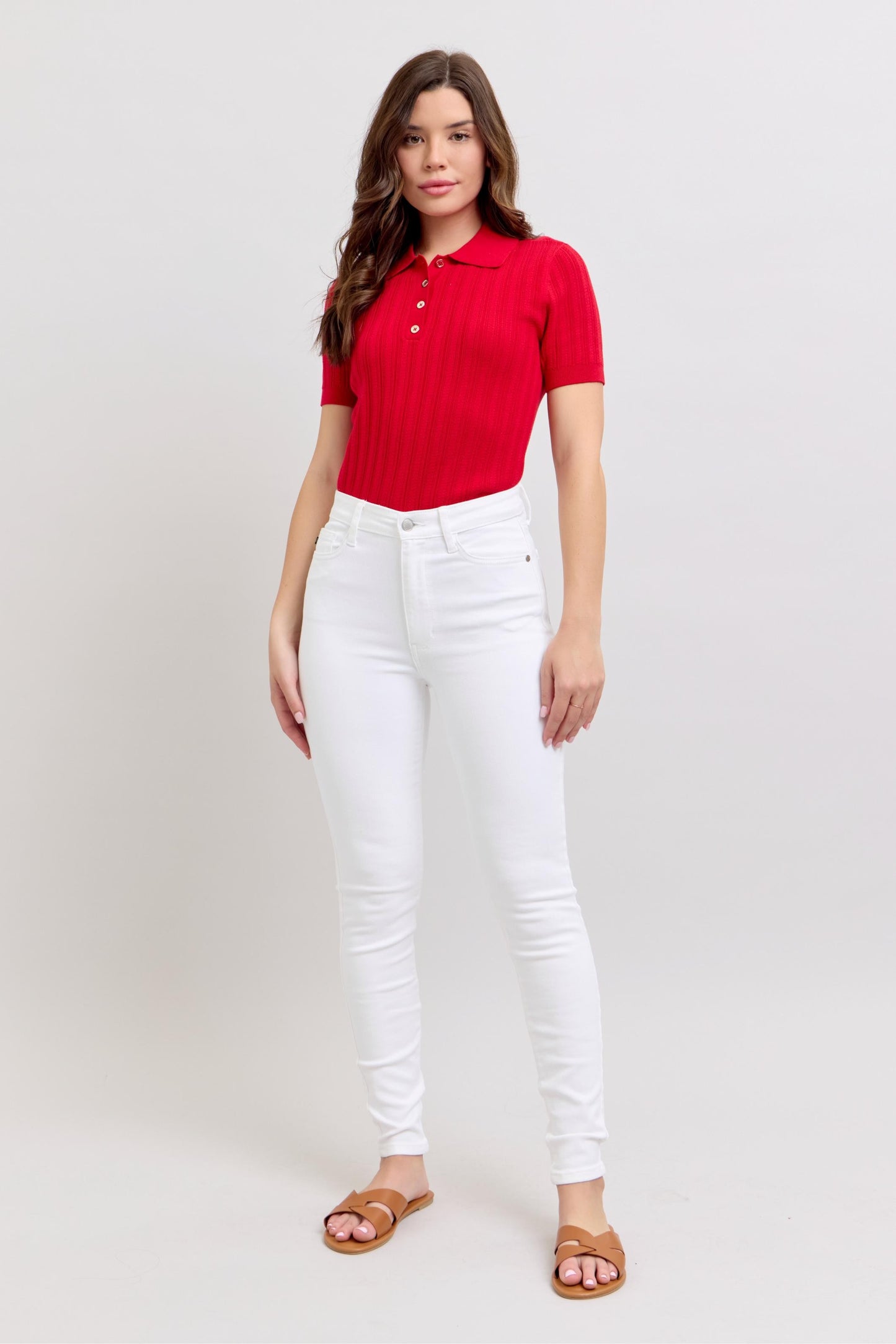 Judy Blue 82661 White Pant