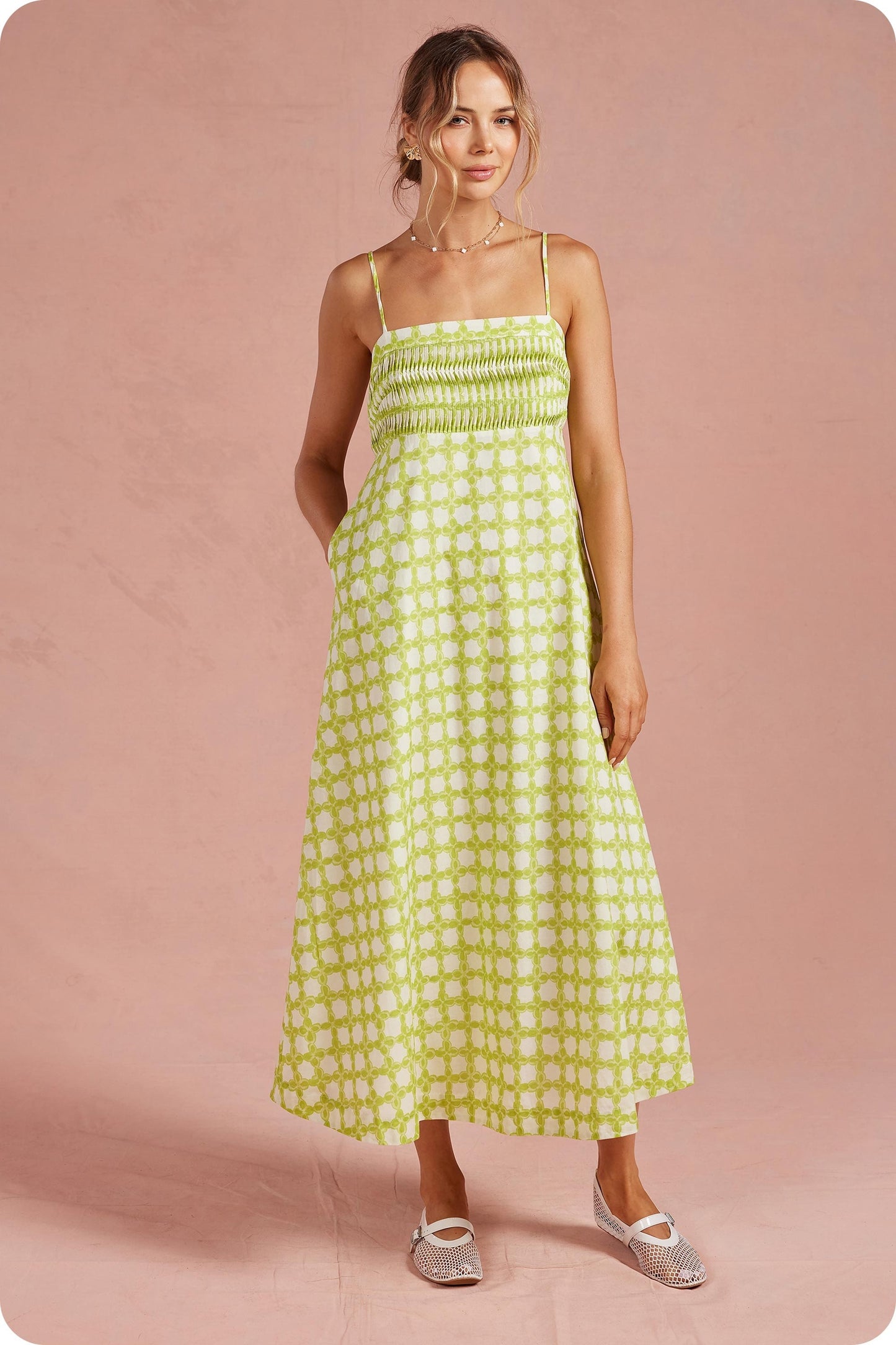 Chain Link Midi Dress