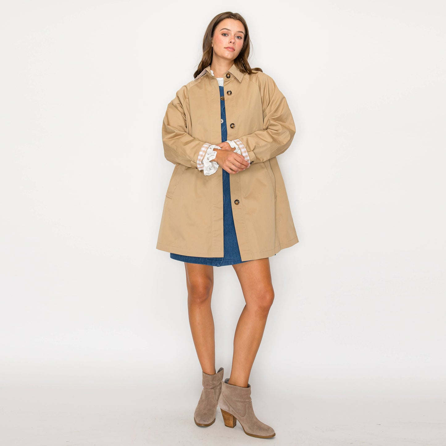 Oversized French Trench Coat