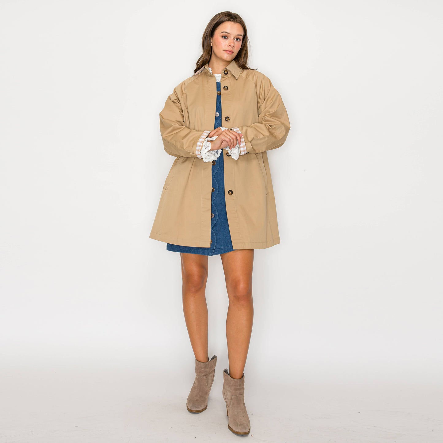 Oversized French Trench Coat