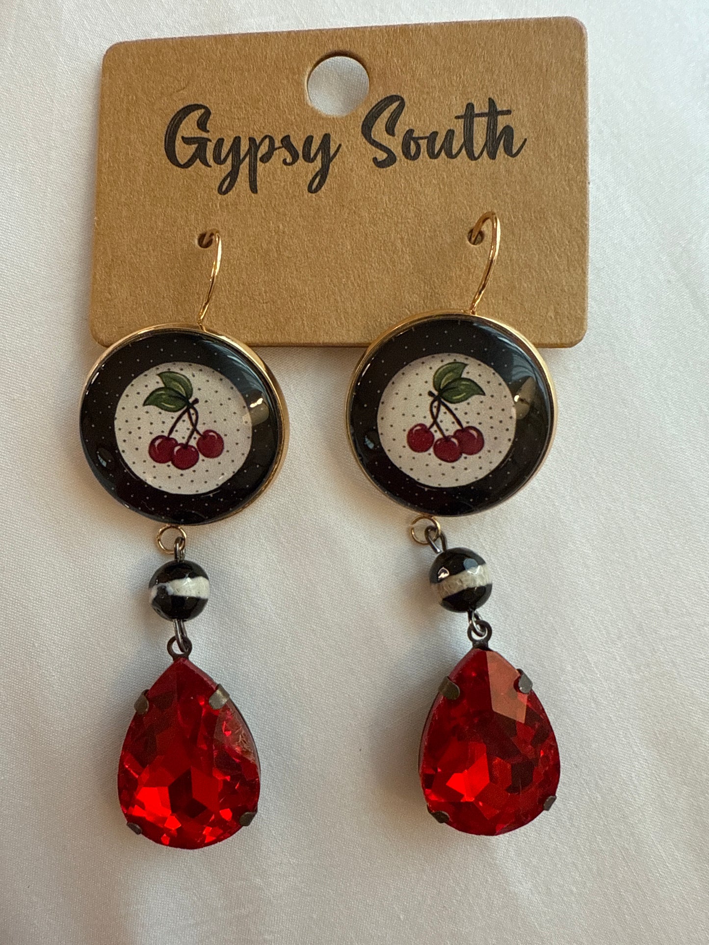 Gypsy South Cherry Tart Earrings