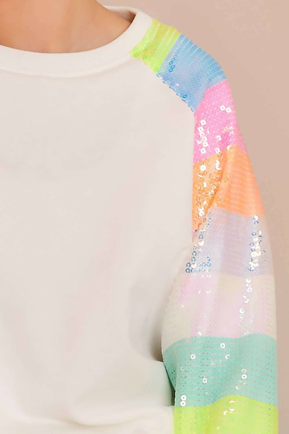 Rainbow City Sequin Jogger Set