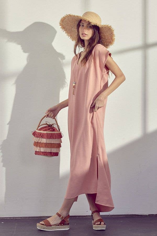 Pretty in Pink Maxi Dress