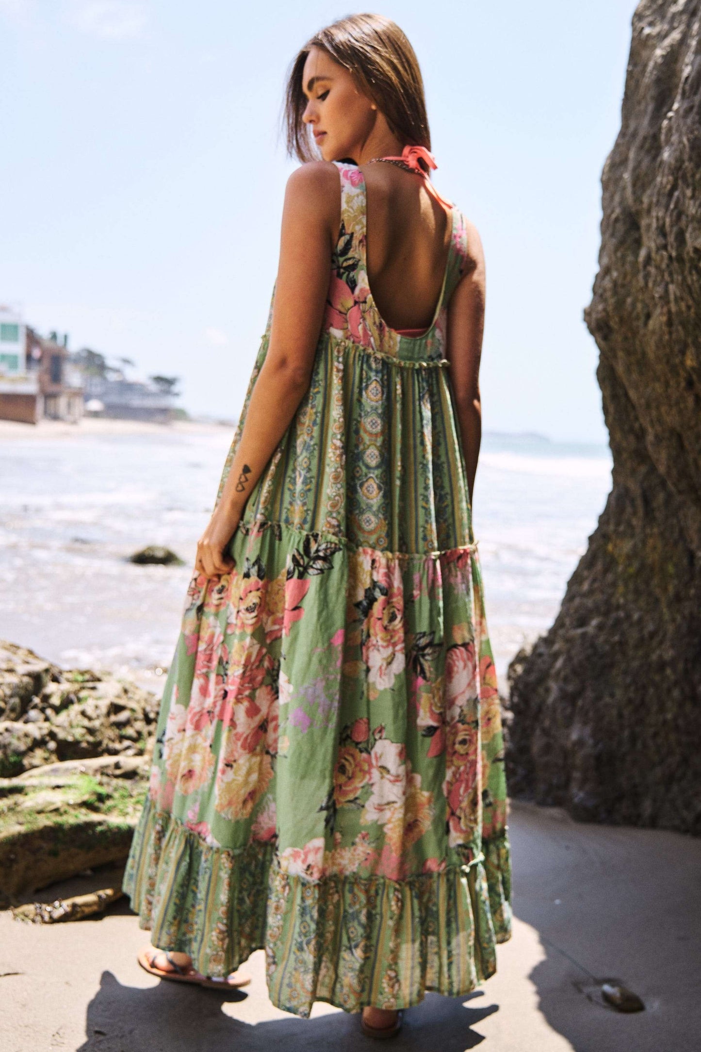By the Shore Floral Boho Dress
