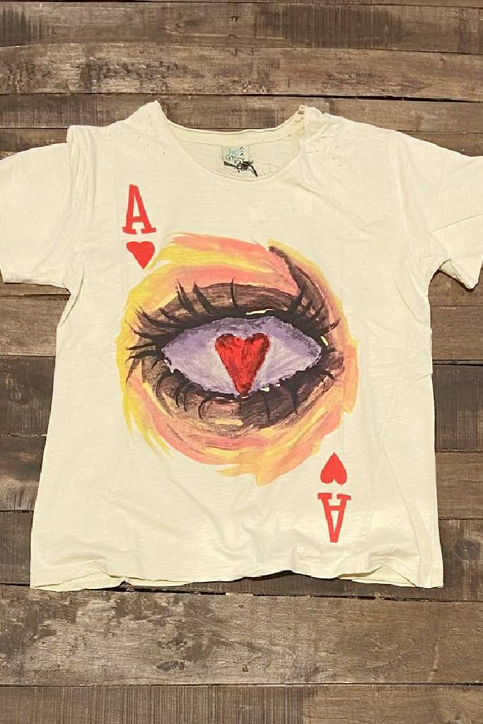 Jaded Gypsy Moon Dance Ace of Hearts Tee