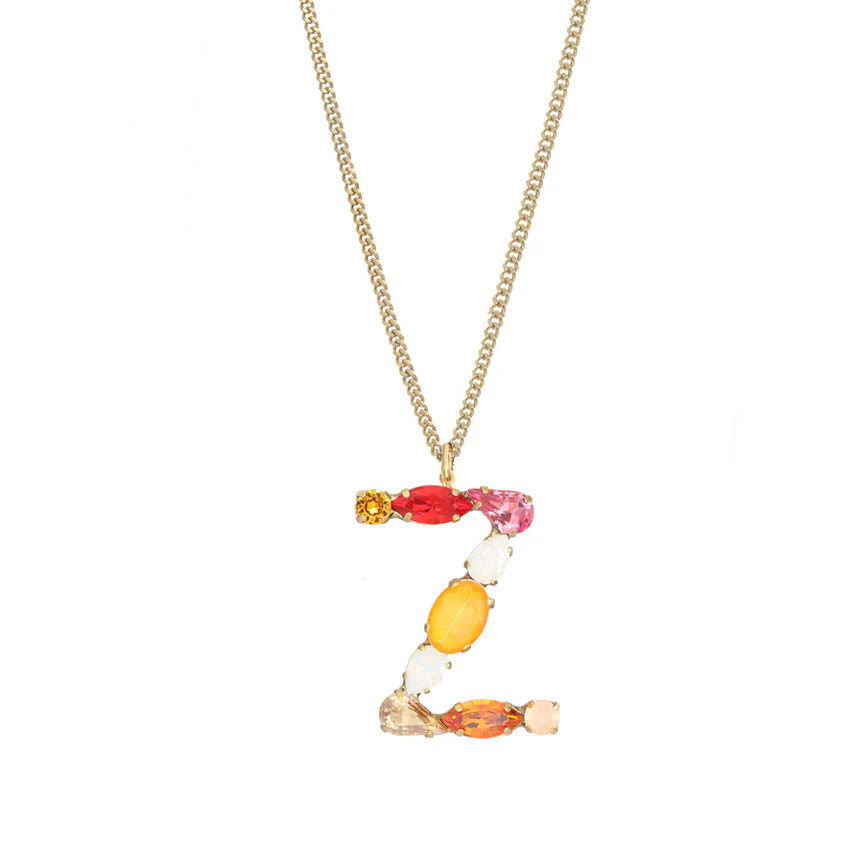 TOVA Monogram Pendant in Colors