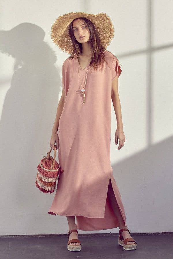 Pretty in Pink Maxi Dress