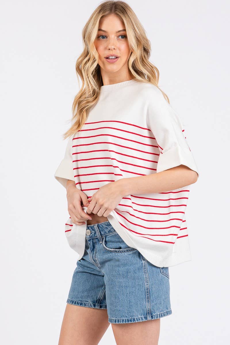 Take me to Tut Stripe Sweater