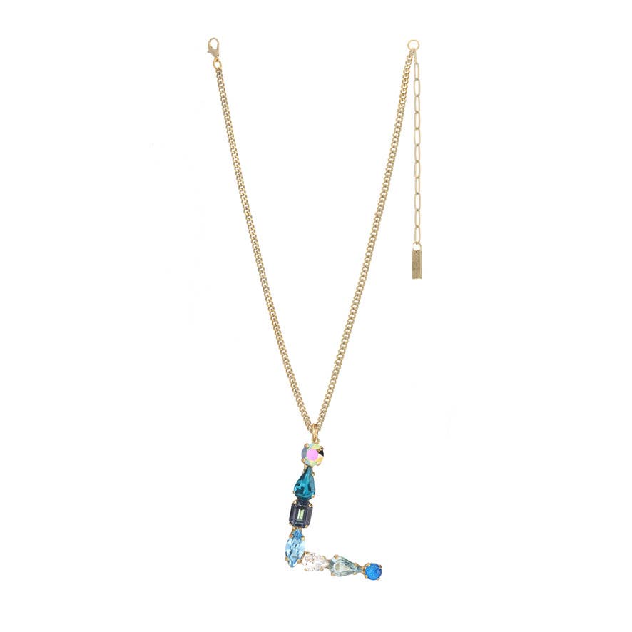 TOVA Monograms in Neon Necklace