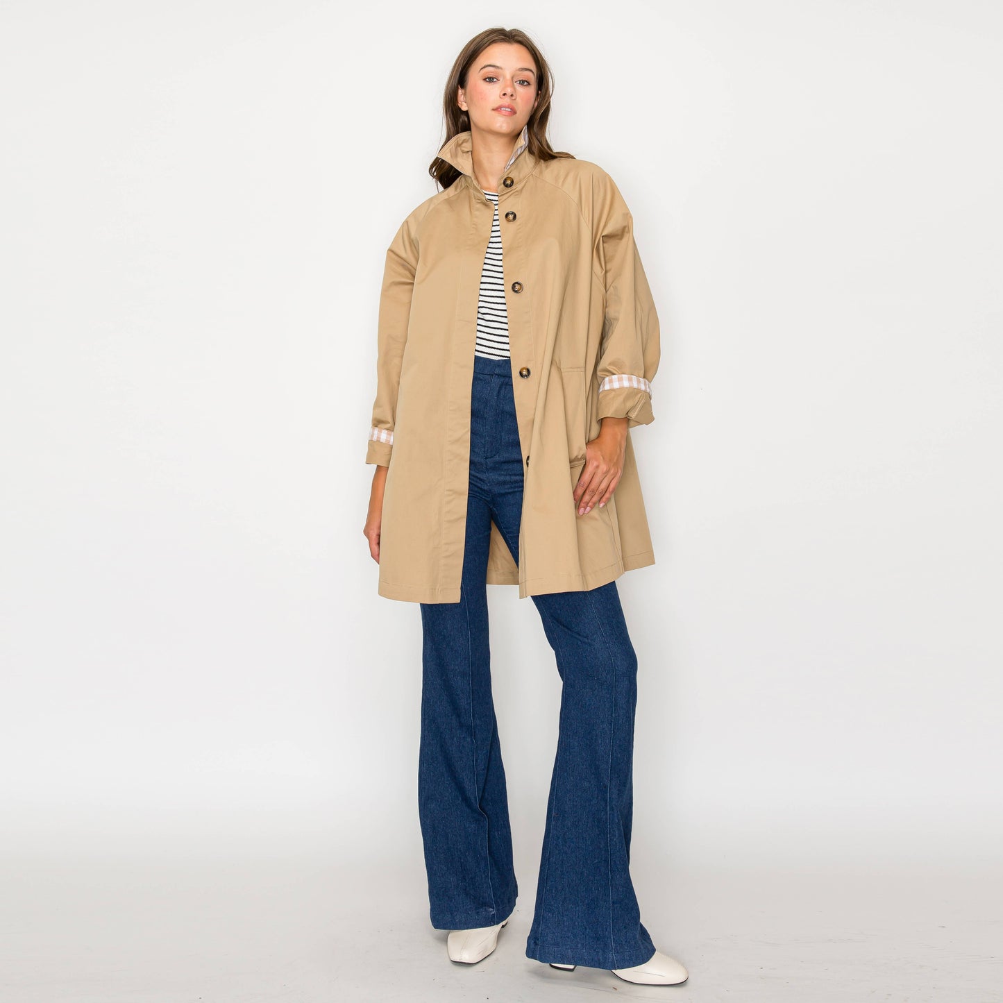 Oversized French Trench Coat