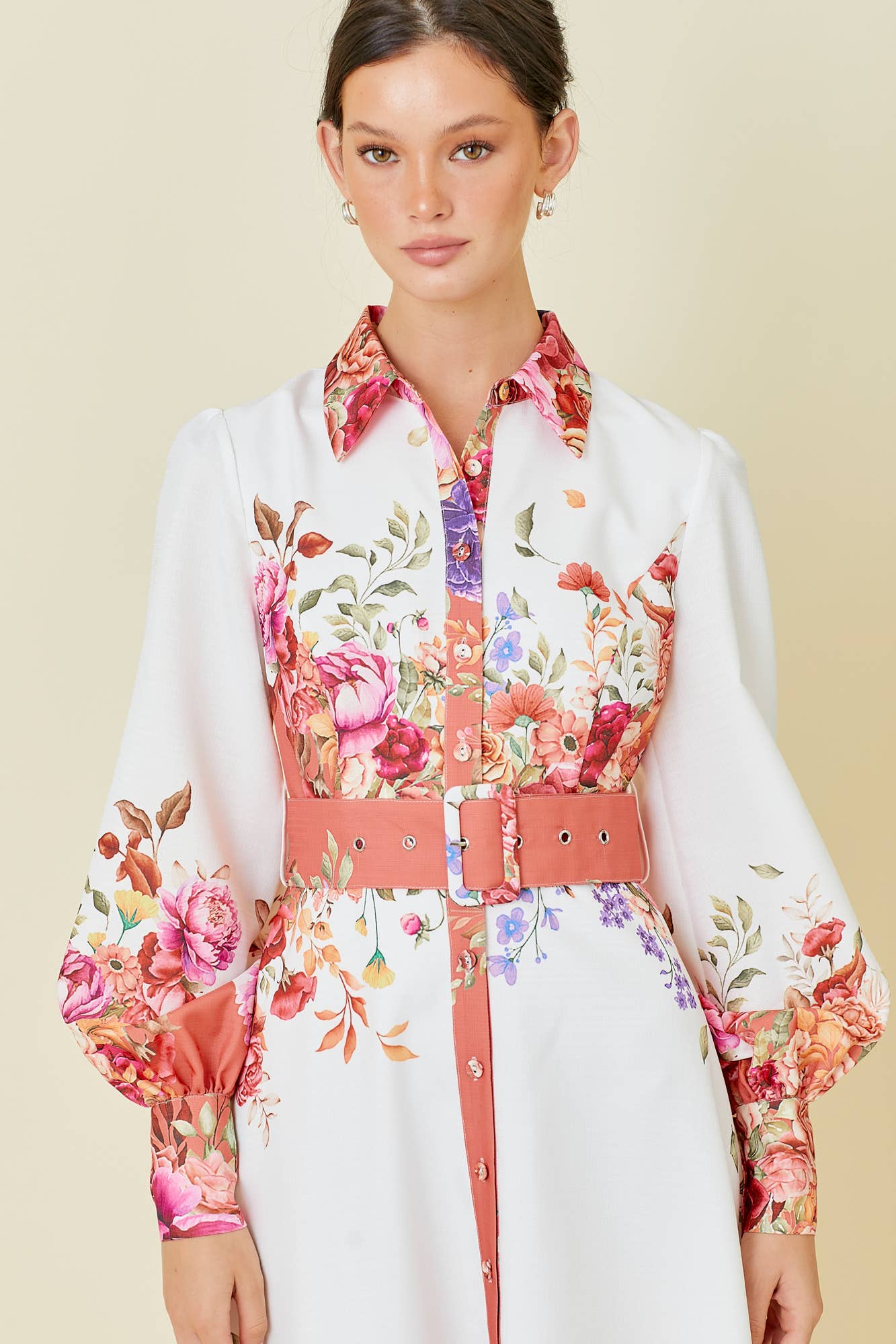 Elegantly Floral Maxi Dress