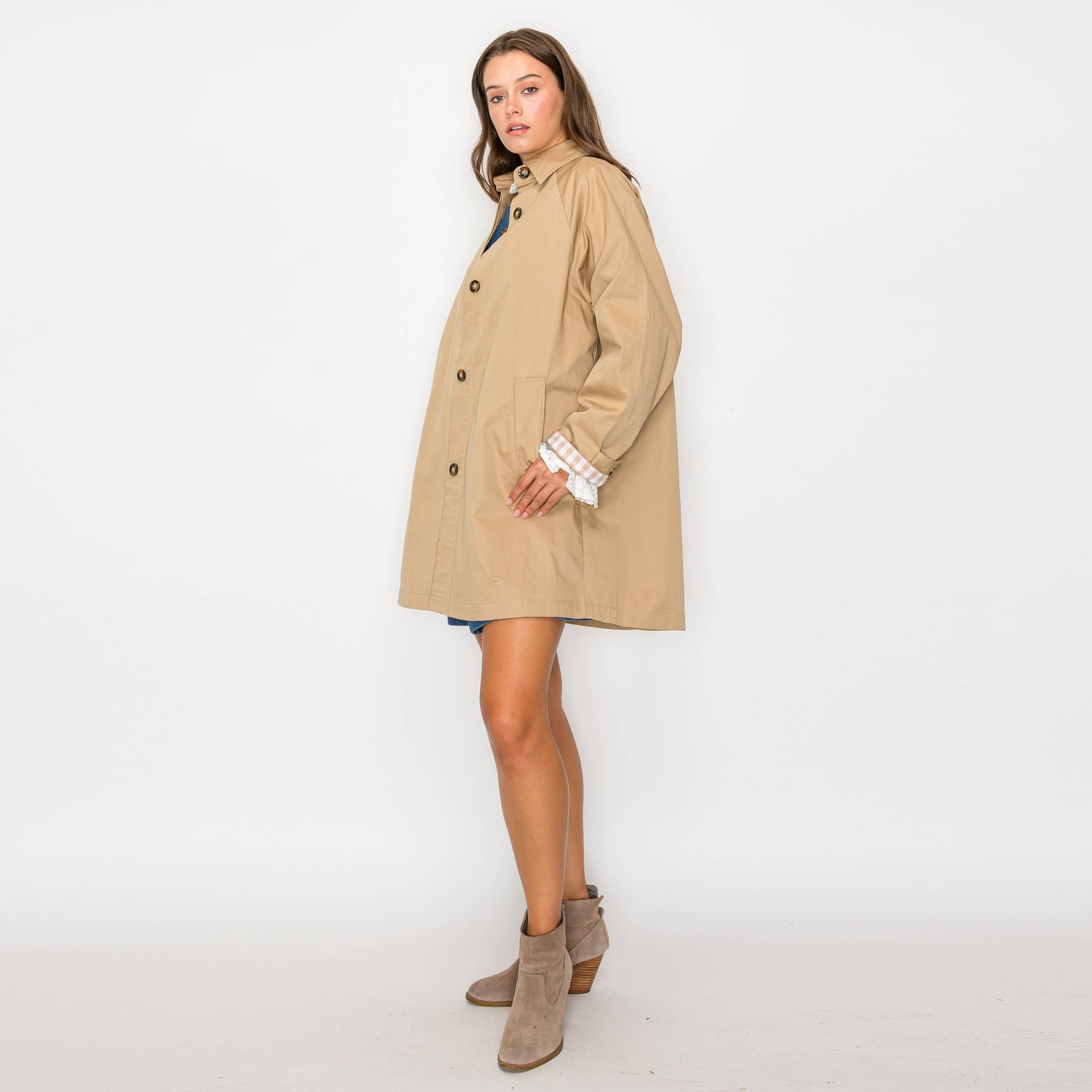 Oversized French Trench Coat