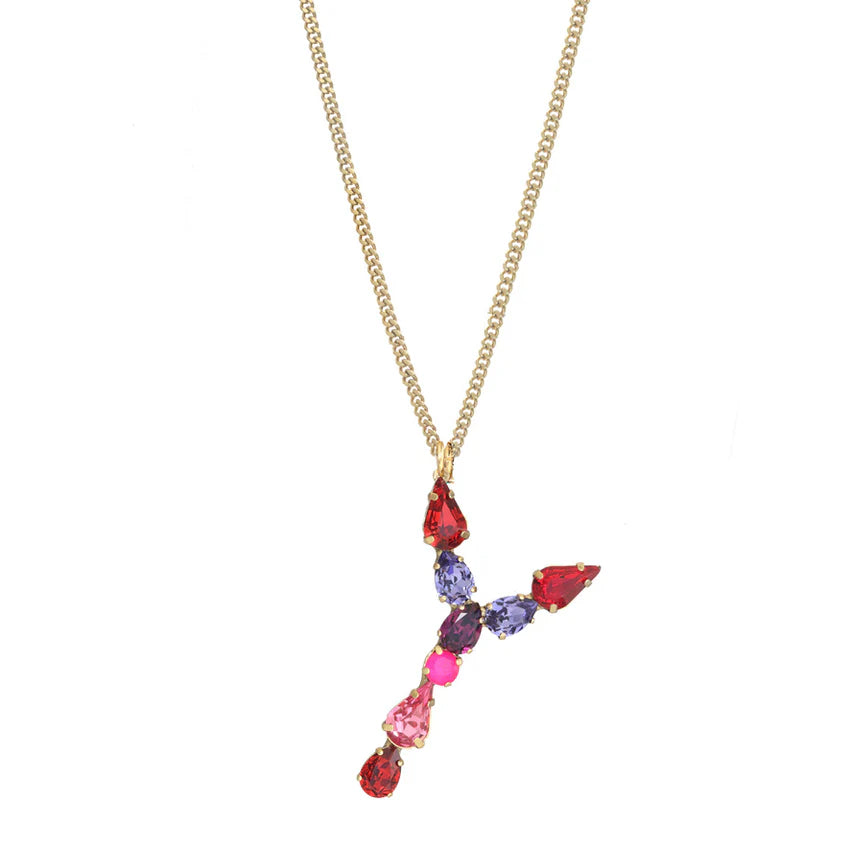 TOVA Monogram Pendant in Colors