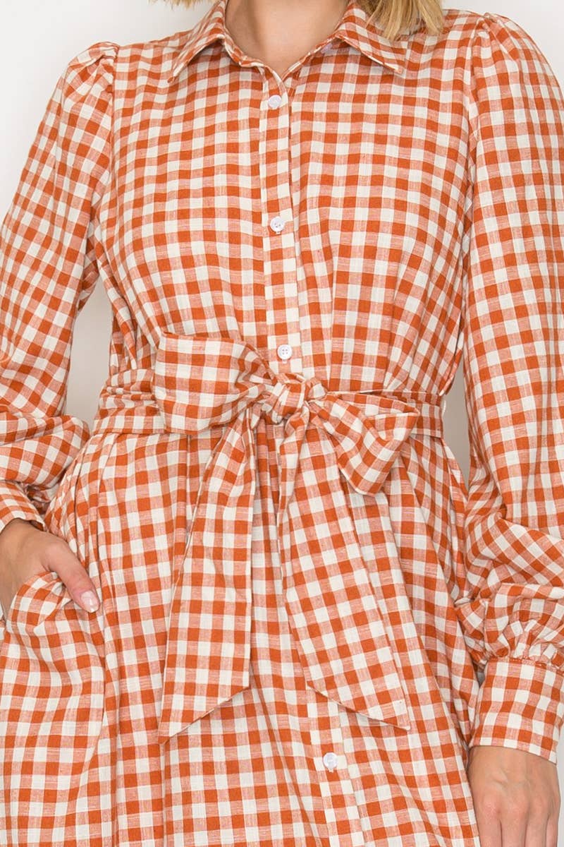 Your Favorite Gingham Maxi Dress