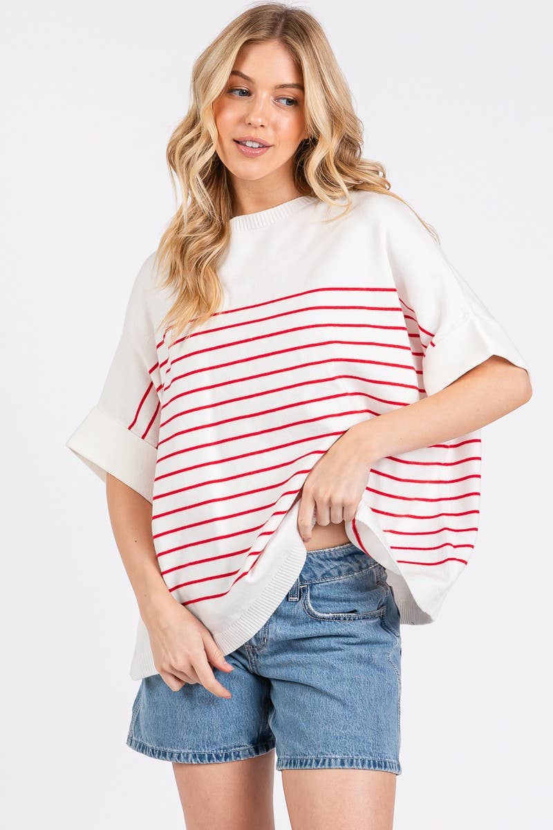 Take me to Tut Stripe Sweater