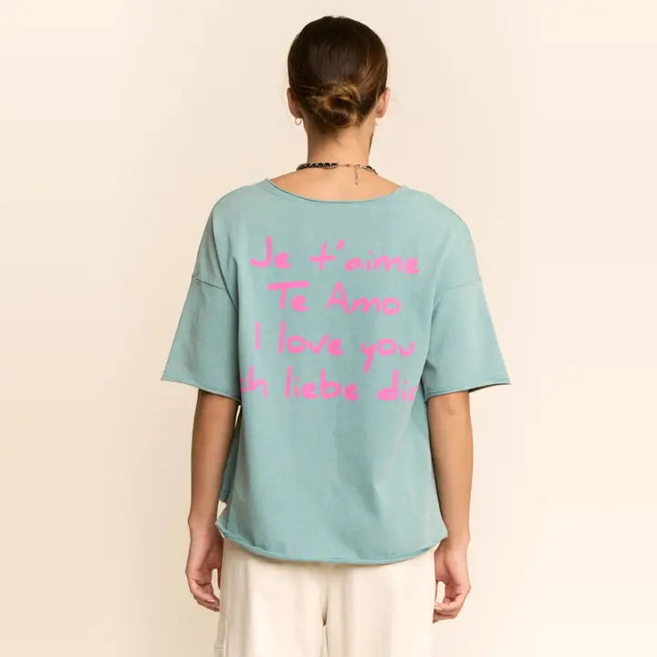 Oversized Love Top