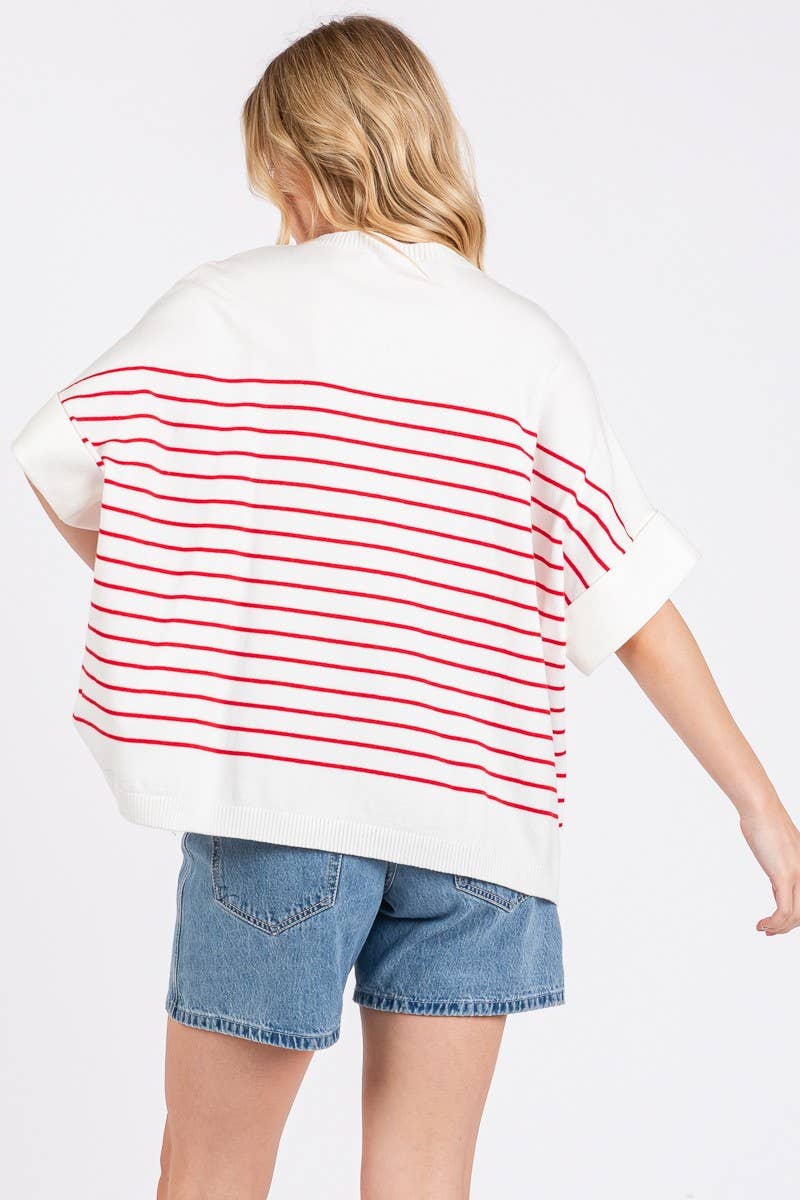 Take me to Tut Stripe Sweater