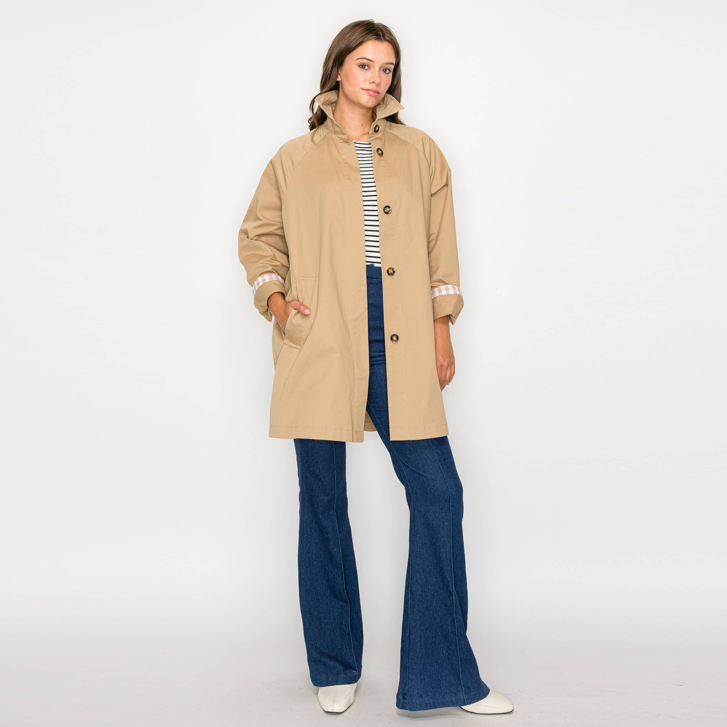 Oversized French Trench Coat
