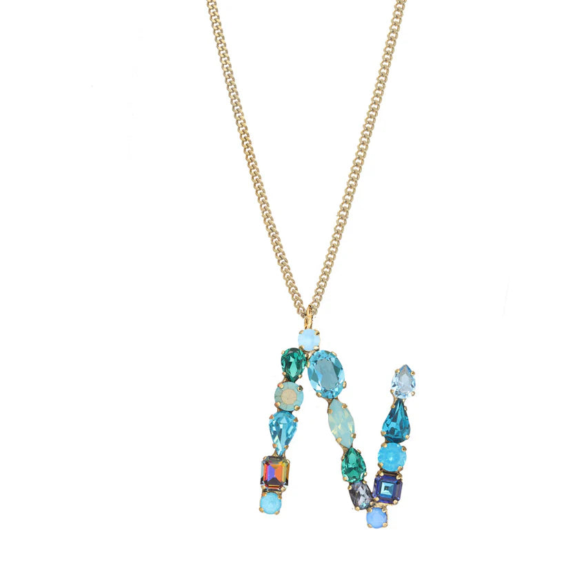 TOVA Monogram Pendant in Colors