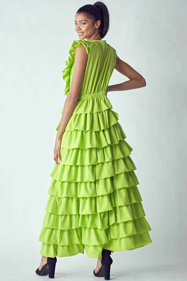 Rhythm and Ruffles Maxi Dress
