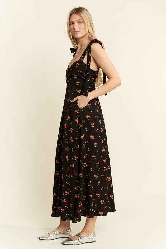 Cherry on Top Midi Dress