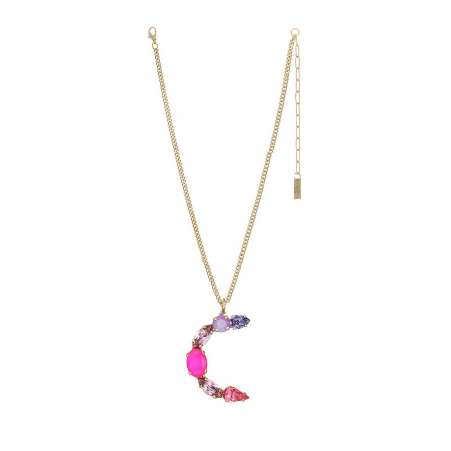 TOVA Monograms in Neon Necklace