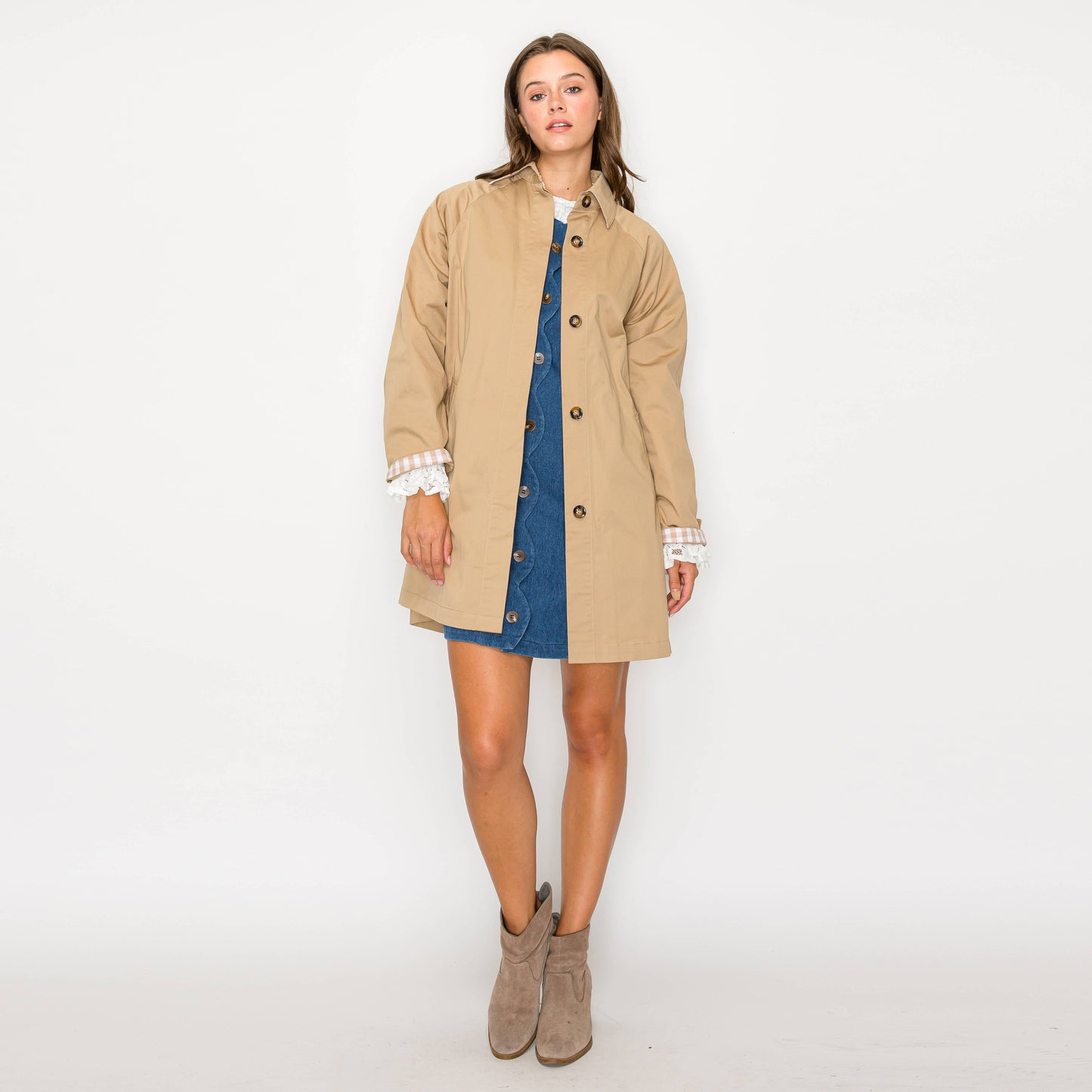 Oversized French Trench Coat
