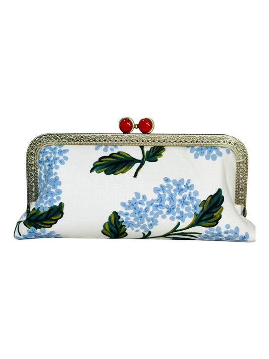Kiki & Syds Cell Phone Clutch-Hydrangea: Red