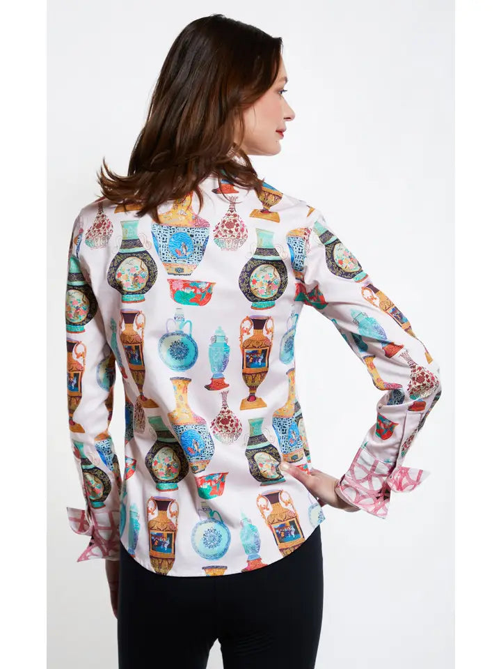 Dizzy Lizzie Rome Vases Shirt