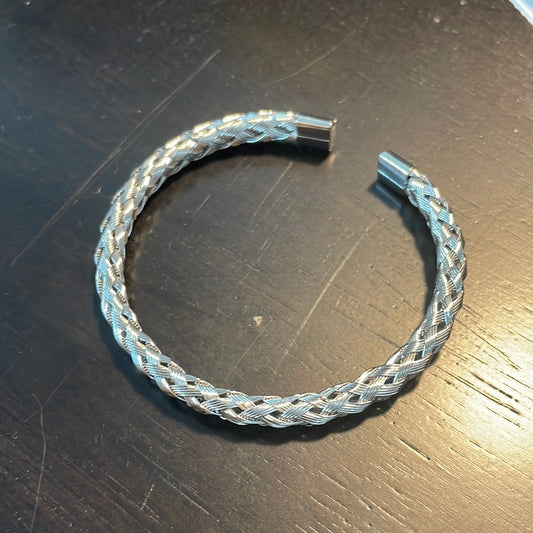 Braided Silver Bracelet