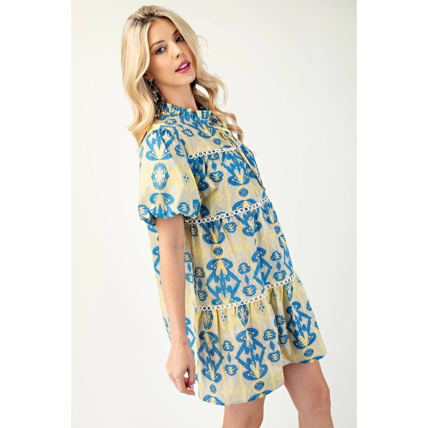 A Simple Tie Mini Dress