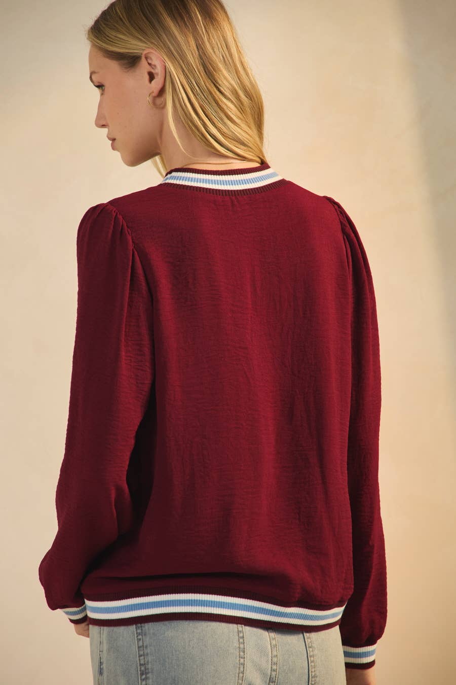 Aggie Nights Mock Neck Top