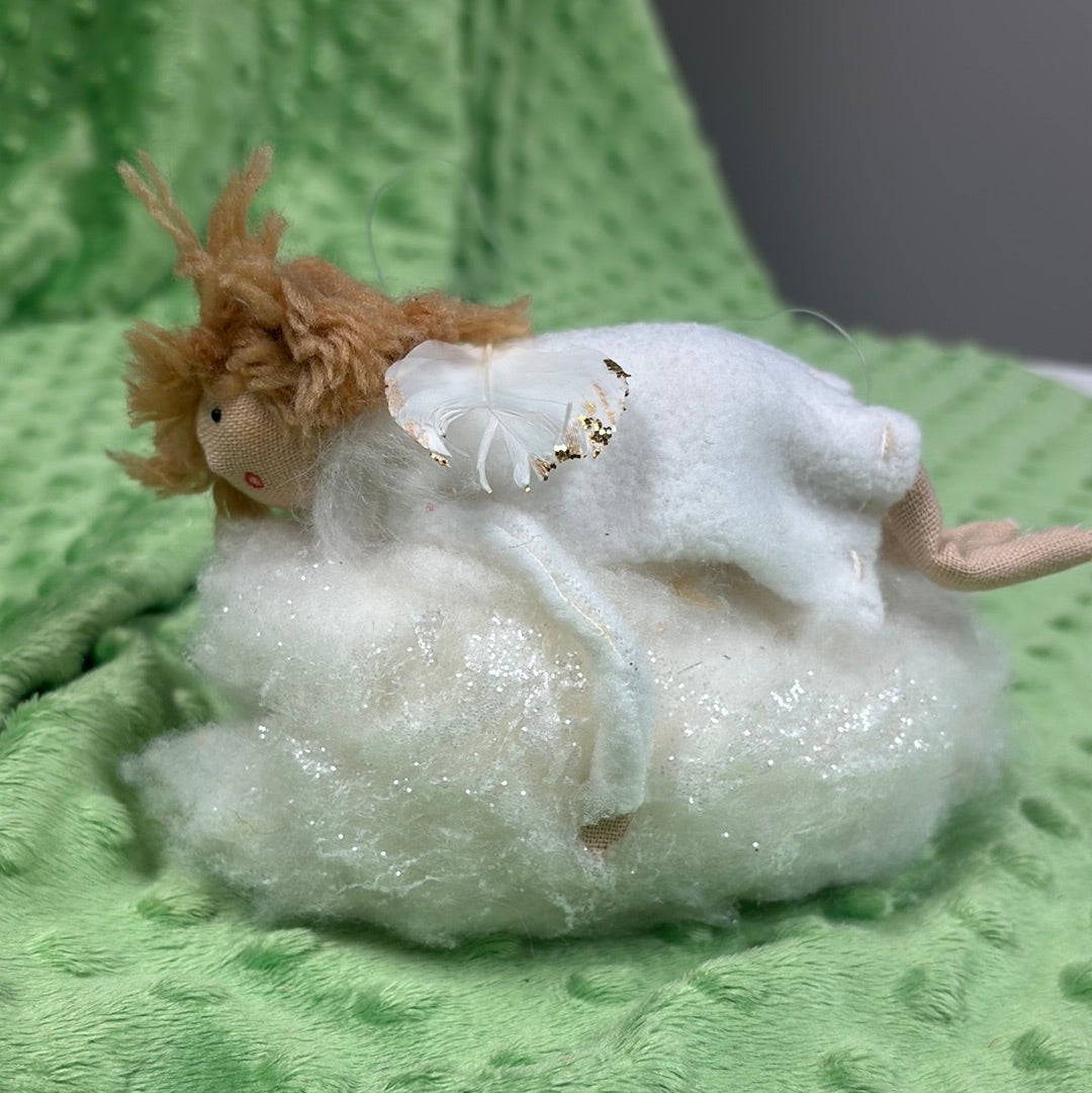 Set of 5 Angels On A Cloud Ornaments