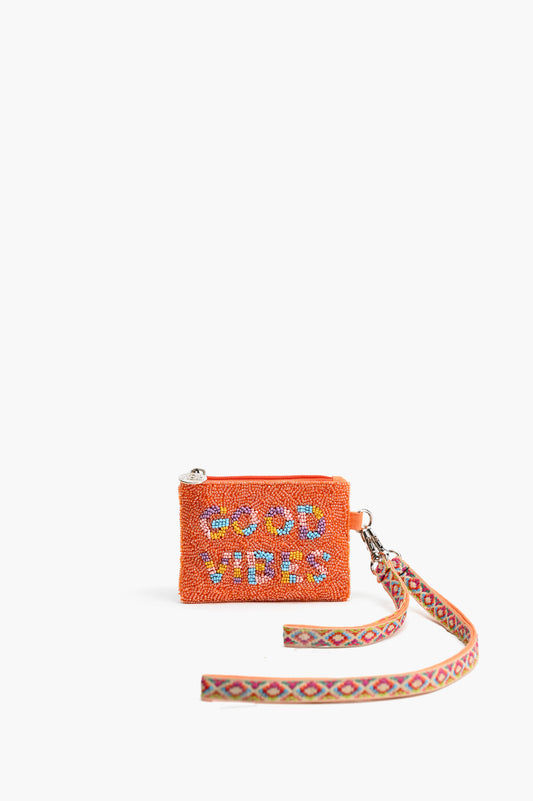 Good Vibes Wristlet Coin Bag