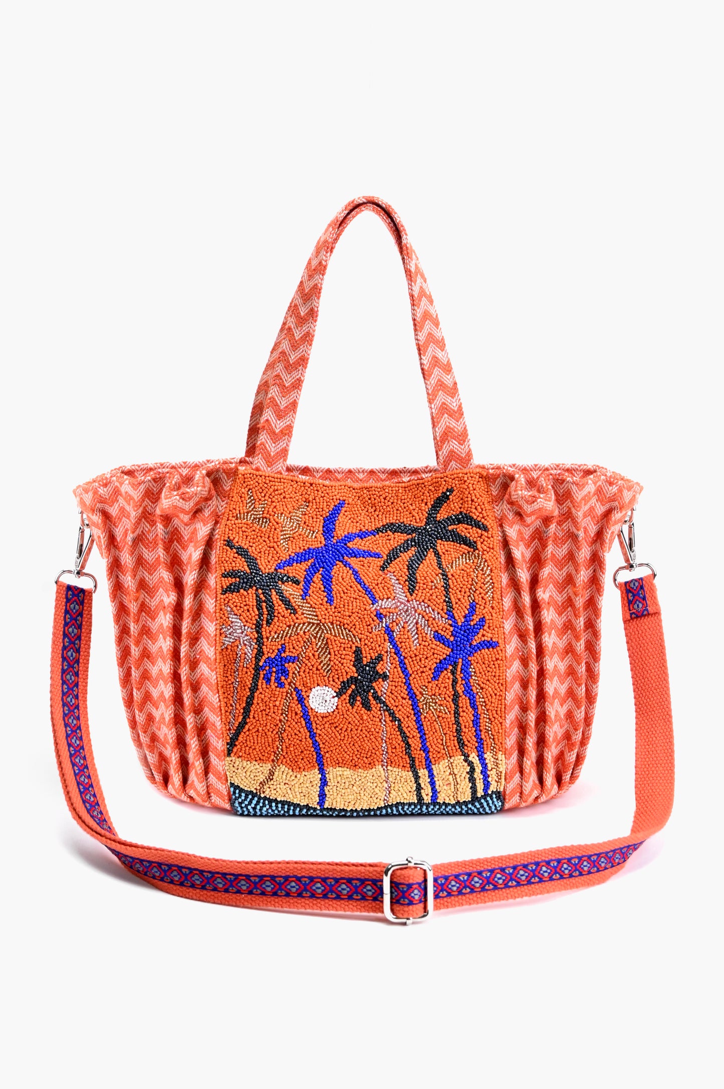 Miami Moonlit Palms Tote