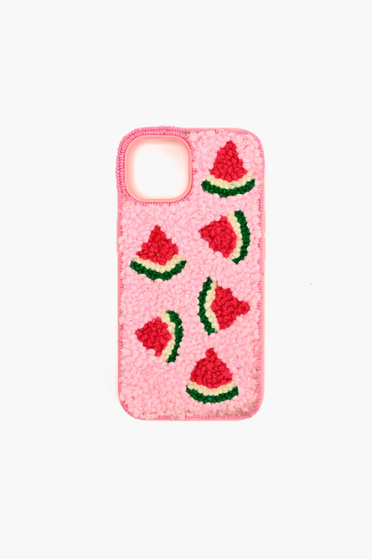 Crocheted Watermelon iPhone15 Case