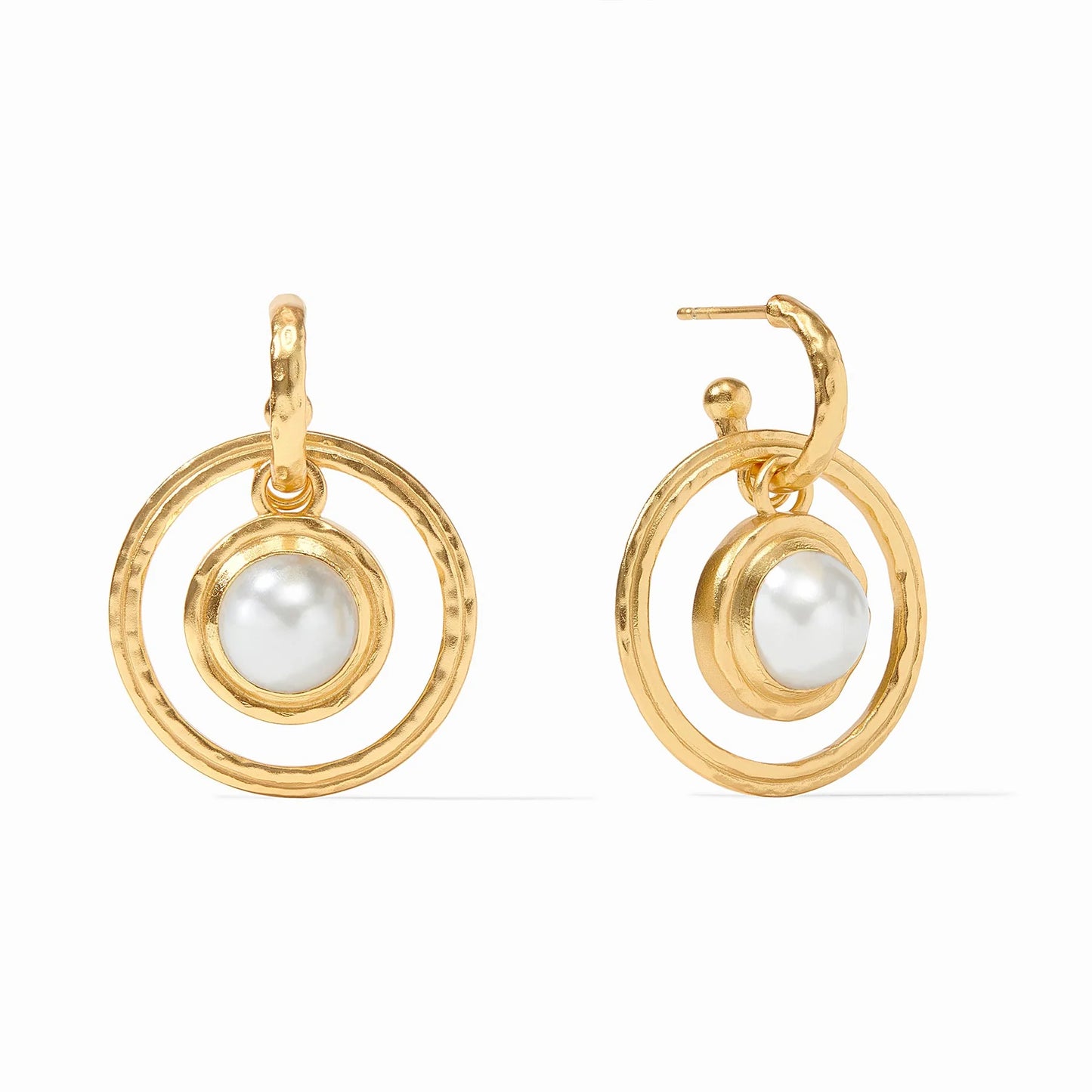Julie Vos Astor Charm Earring- Pearl