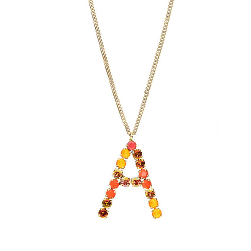 TOVA Monogram Pendant in Colors