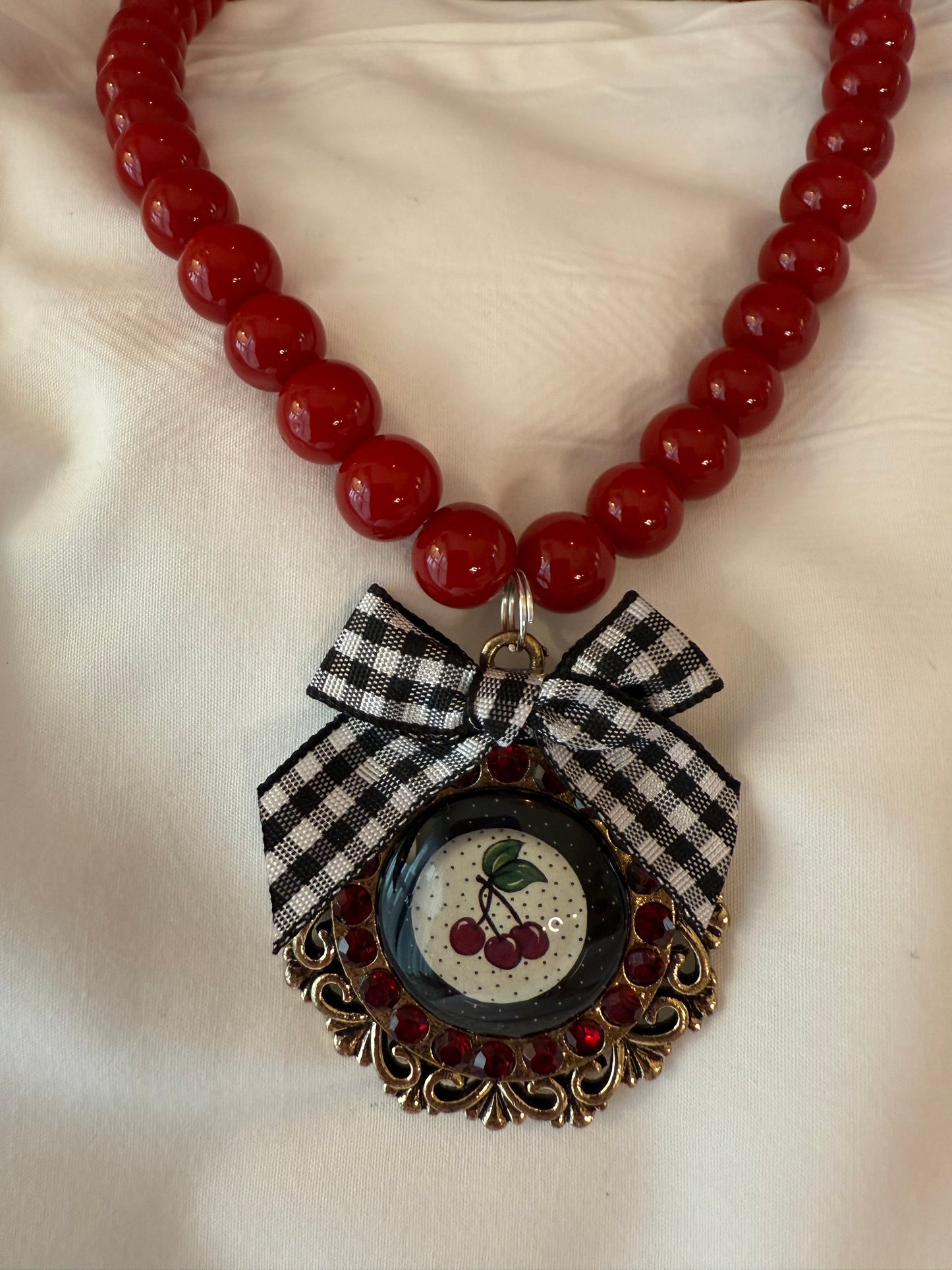 Gypsy South Cherry Tart Necklace